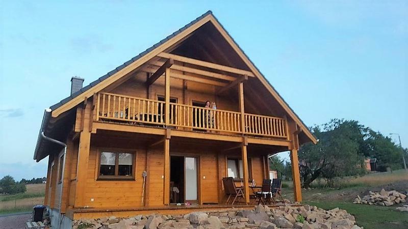 Holzblockhaus Magdalena Vila Altenberg  Exterior foto